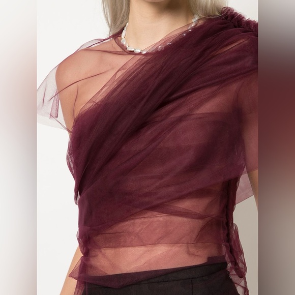 🪩SOLD🪩 KHAITE Gianna Tulle Top - Picture 2 of 11